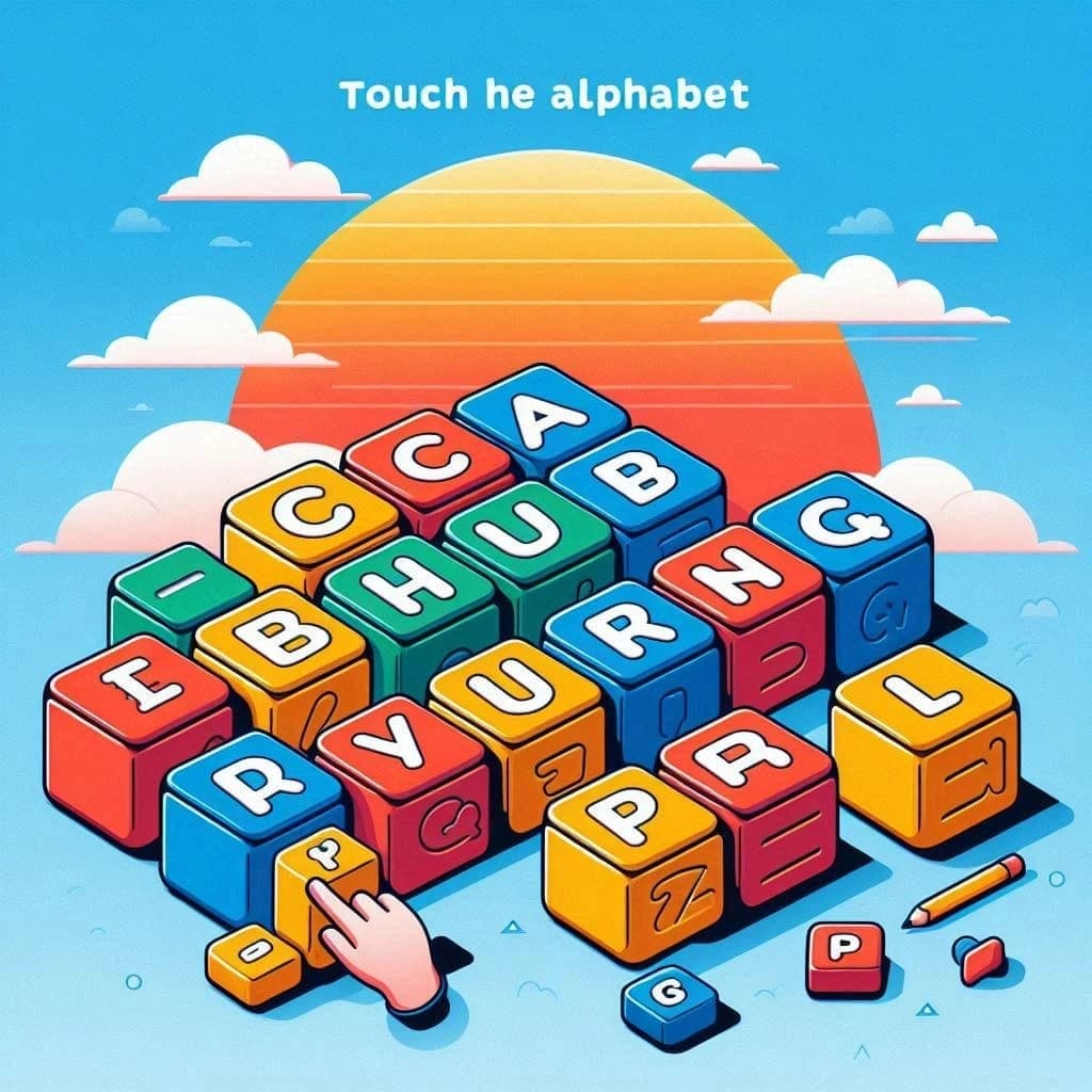 Touch The Alphabet In The Order