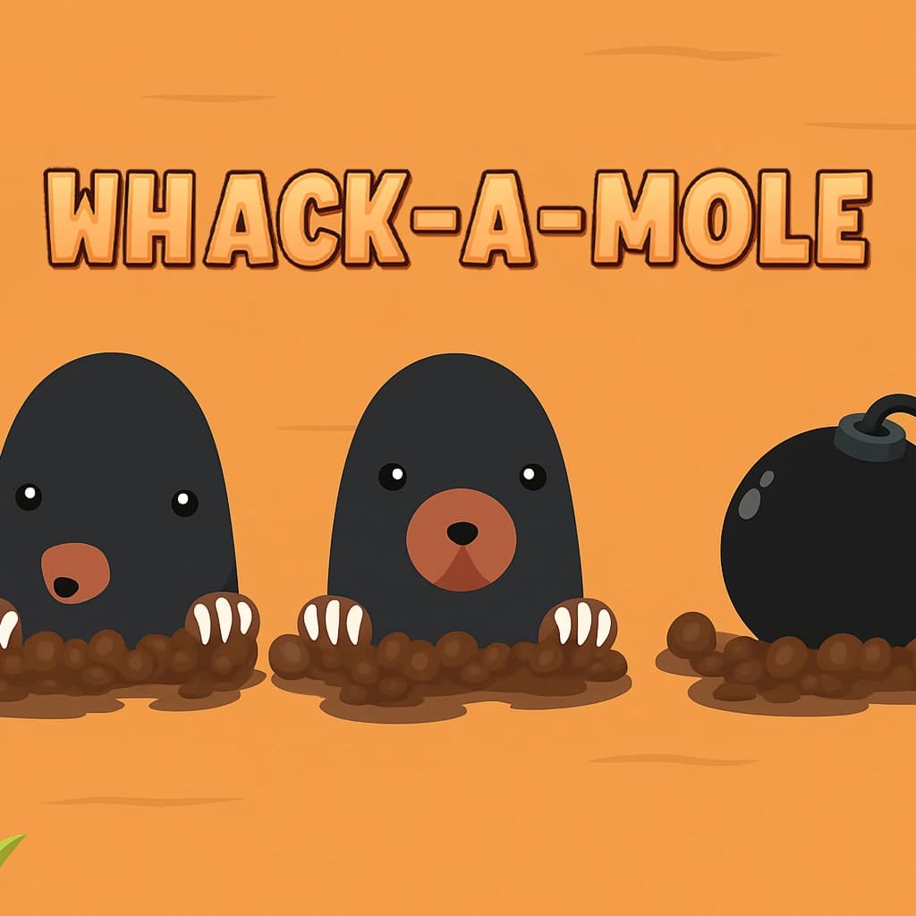 Whack a mole game